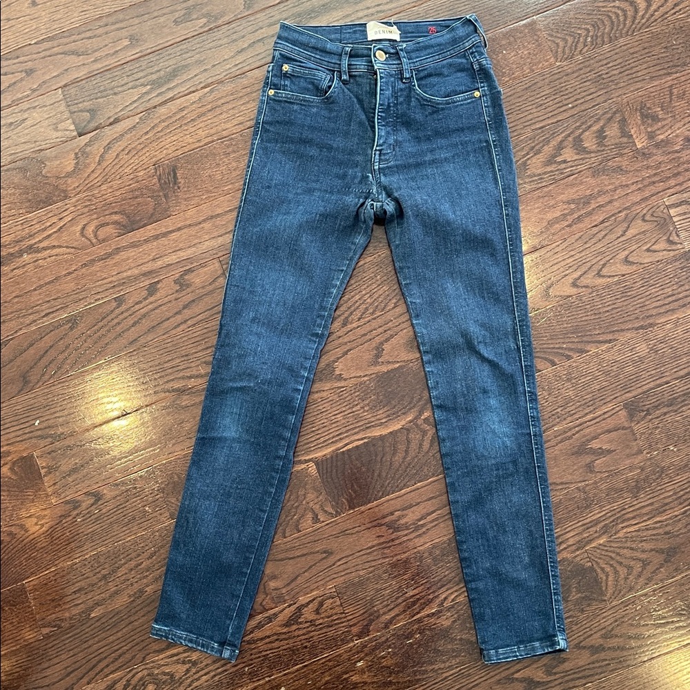 Sézane slim jeans- deep indigo size 25